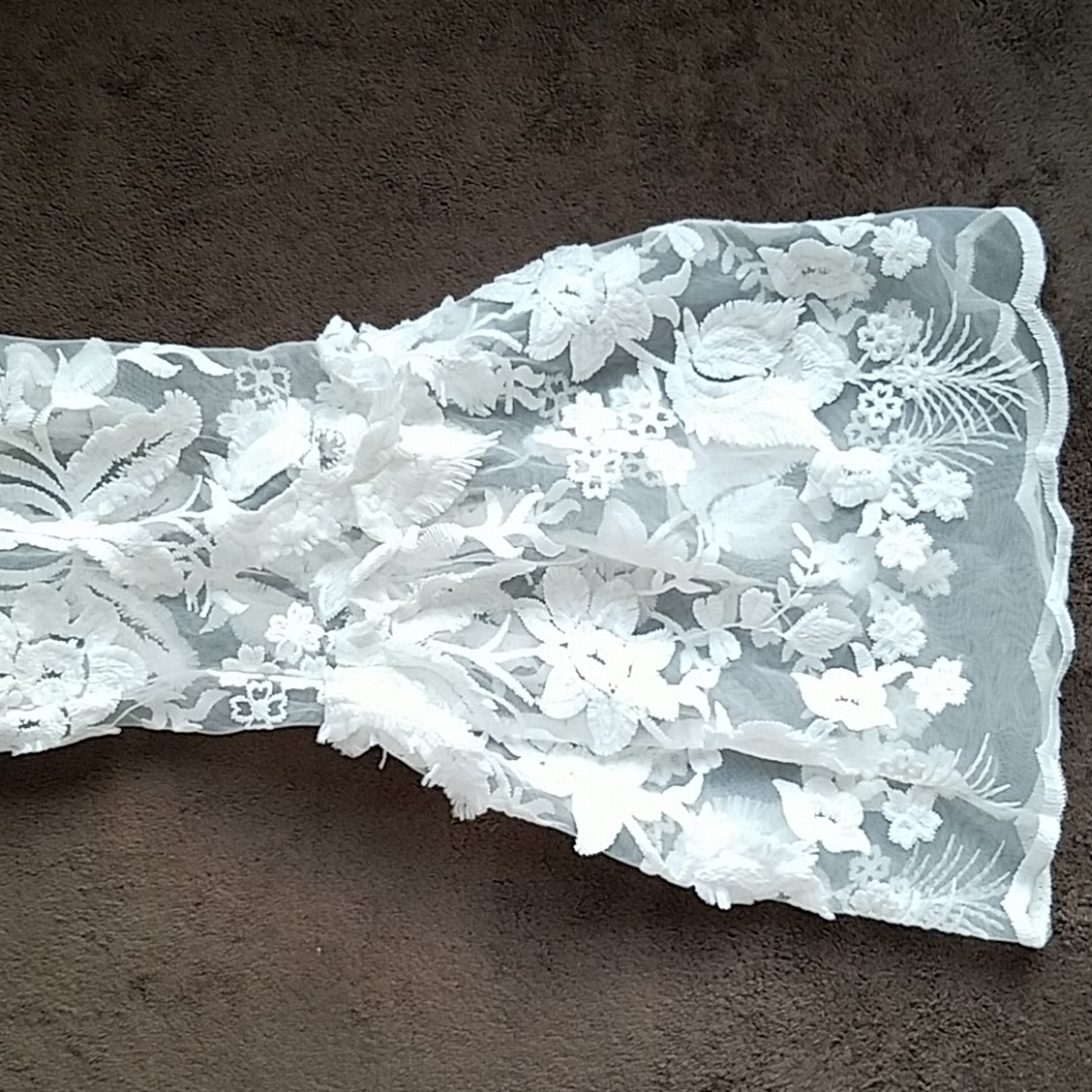 Lace Off Shoulder Top - Picture 7 of 7